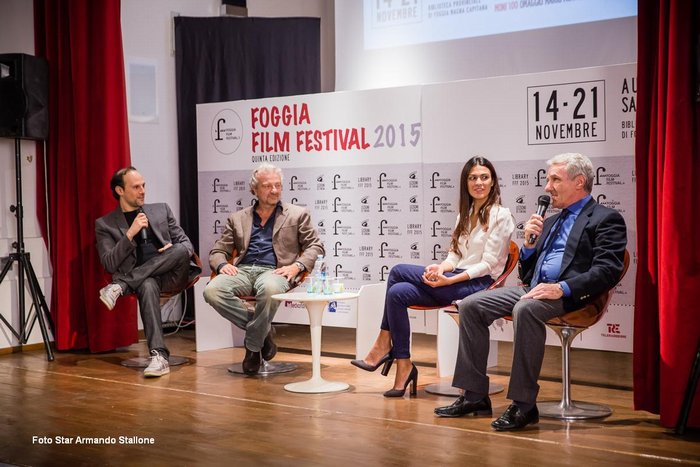 33 Lezioni Di Cinema FoggiaFilmFestival 2015 Giovanni Veronesi, Ernesto Fioretti, Valentina Melis.