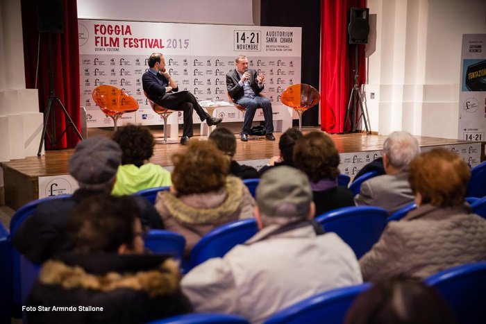 04 Foggia Film Festival LIBRARY 2015 Con Massimiliano Chiavarone